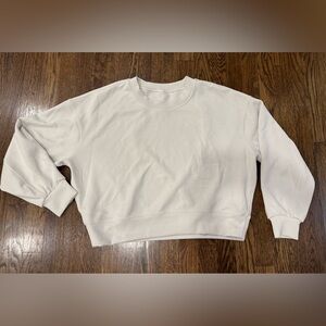 Lululemon Softstreme Perfectly Oversized Cropped Crew Size 8 See Dimensions